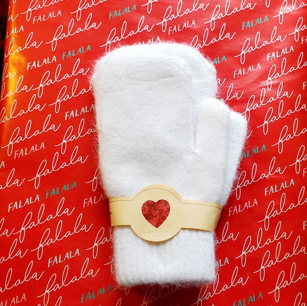 Wool, angora mittens ♥️
